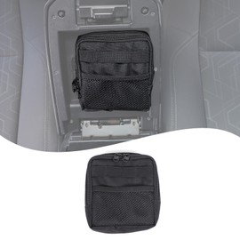 Lcojicep Center Console Hidden Organizer Bag Compatible Compatible with Tacoma 2016-2023 Armrest Box Hidden Privacy Storage Manager Accessories (Armrest box inner bag)