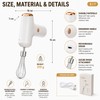 Cordless Hand Mixer for Kitchen Prep – Rechargeable Electric Whisk