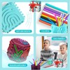 3D Sensory Activity Board,Silicone Cube Fidget Toy for Anxiety,Calming,ADHD,Stress &