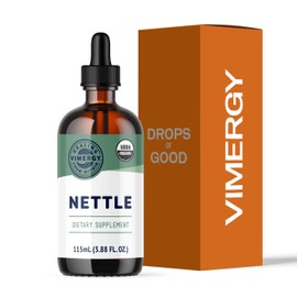 Vimergy Nettle – Superfood for Healthy Cellular Response* – Promotes Bone Health* – USDA Certified Organic, Vegan, Gluten-Free – 115 mL (57 Servings)