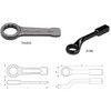 BAHCO 7444SG-M-27 Hitting Glasses End Wrench 1.1 inches (27 mm)