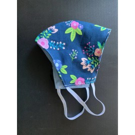 Face Mask triple Layer Handmade Washable Cloth Pink Flower F