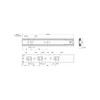 Sotech KV2-45-H45-L300-SE Full Extension Slides 300 mm Self-Closing, 1 Pair