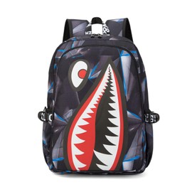 FANDARE New Children's Backpack Galaxy Backpack Kids Casual School Bag Boys Girls Daypacks School Backpack School Bag Book Bags Daypack Teenager Casual Backpack, Laser blue