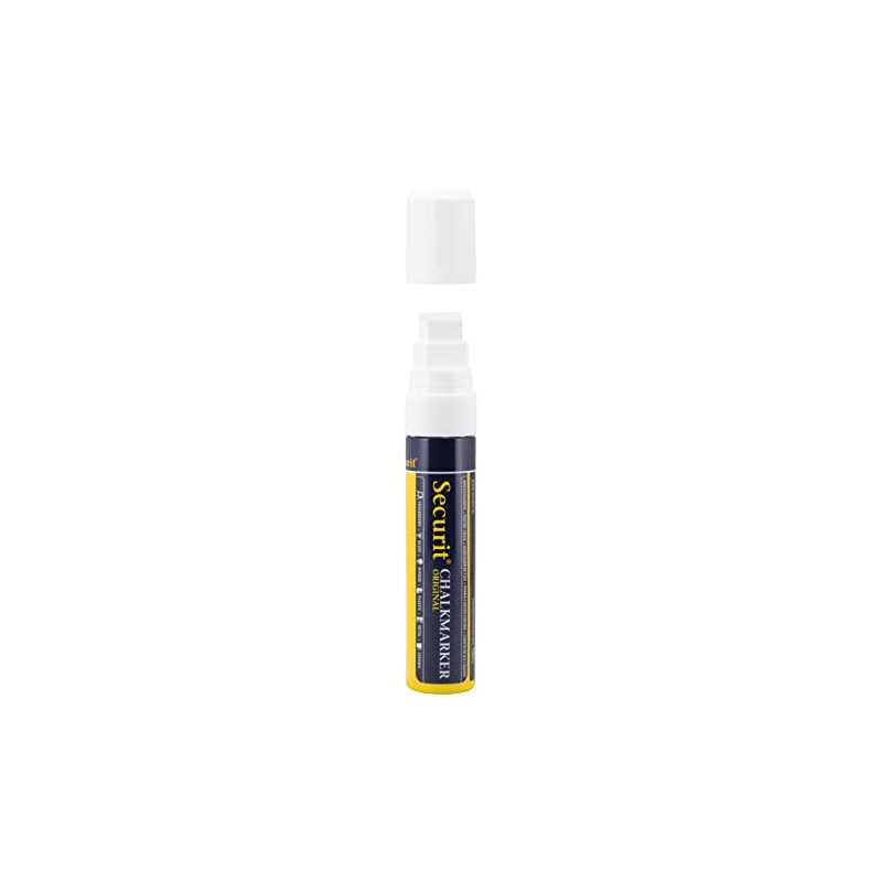 Chalkboard Marker Pen - 15mm Line White. Water based.