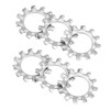 Qrity Pack of 30 washers, M6 locking washers, serrated toothed