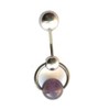 Amethyst Stone Reversible VCH Door Knocker with Heavy Ball for