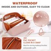 Tiita Travel Makeup Bag, Large Capacity Cosmetic Bag, Waterproof Portable