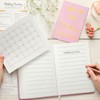 Ctosree Bridal Journal Diary Notebook with 144 Lined Pages Pink