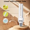 HARTOMPET UVA-UVB Linear Lamp, Compact Fluorescent Lamp(CFL), Terrarium Bulb (1PCS