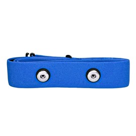 ANCLLO Adjustable Heart Rate Monitor Chest Strap Replacement for Polar H10 Polar H9 Polar H7 (Blue)