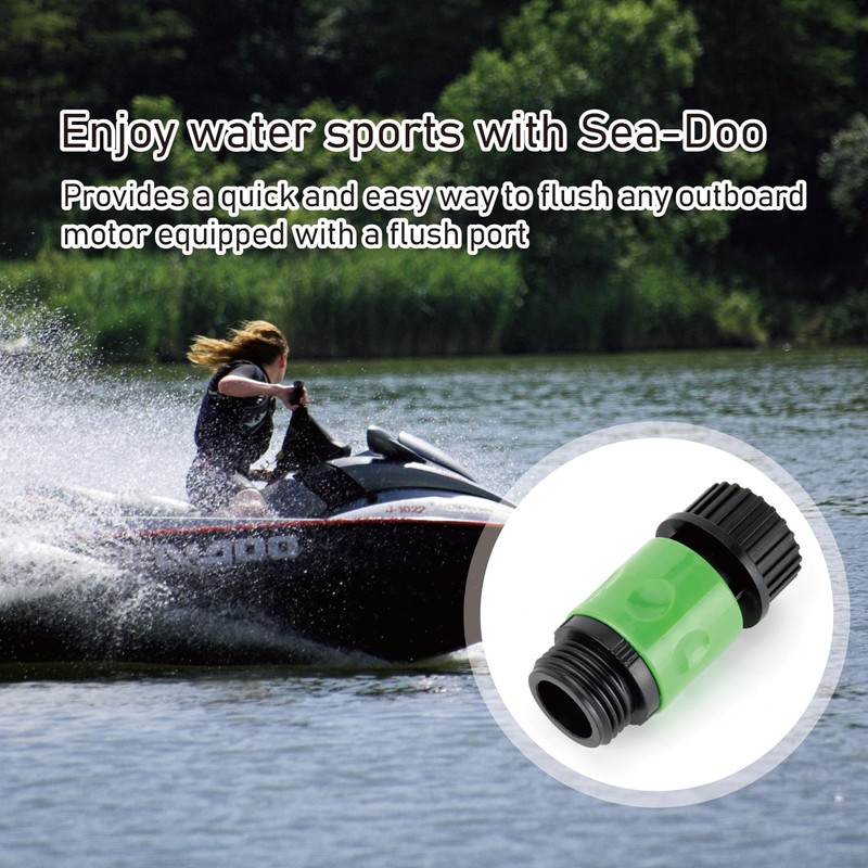 nonarttoy Boat Engine Flush Kit, Boat Hose Quick Release Kit,