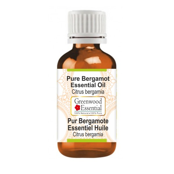 Greenwood Essential Pure Bergamot Essential Oil (Citrus bergamia) Steam Distilled 50ml (1.69 oz)