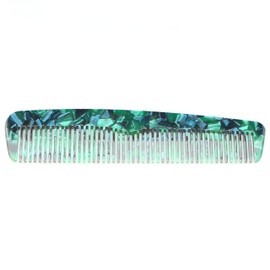 QinGoo Acetate Hair Comb Toothed Comb Women Environmentally Friendly 1 Piece (14.5 cm x 3 cm, Green)