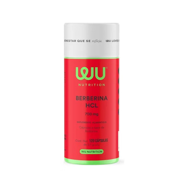 Suplemento Berberina Pura Wu Nutrition 120 Capsulas Sin sabor Para