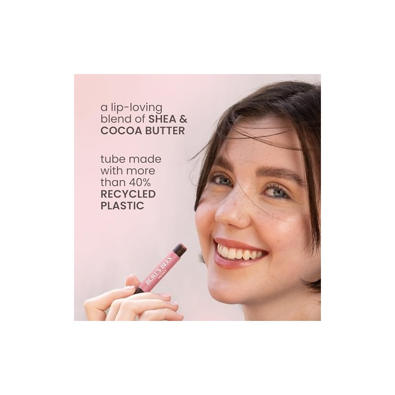 Burt's Bees Lip Shimmer, Guava, 0.09 Ounce (Pack of 4)