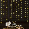 Gold 60th Birthday Decorations Number 60 Twinkle Star Circle Dot
