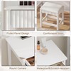 ChooChoo 40 Inch Modern Desk with Drawers, Makeup Vanity Desk