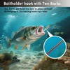 FishTrip Octopus Baitholder Fishing Hooks, 50/100pcs Sharp Barbed High Carbon