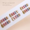 JIANDO T025 Nail Tips, Ballet, Round, Belly Short, Cute, 30
