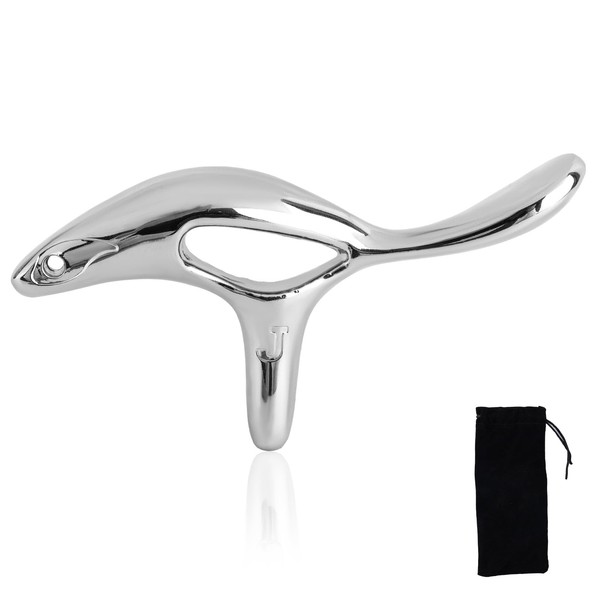 Triggerpunkt-Massagegerät, Muskelschaber aus Edelstahl für Tiefengewebsmassage und Gua Sha Ergonomisches