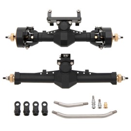 MEUS RACING Nylon SCX24 Axles with Isokinetic 3-Section CVD for Axial SCX24 C10 JLU Gladiator Bronco Deadbolt 1/24 RC Crawler, +5mm Widened and 52° Max. Steering Angle