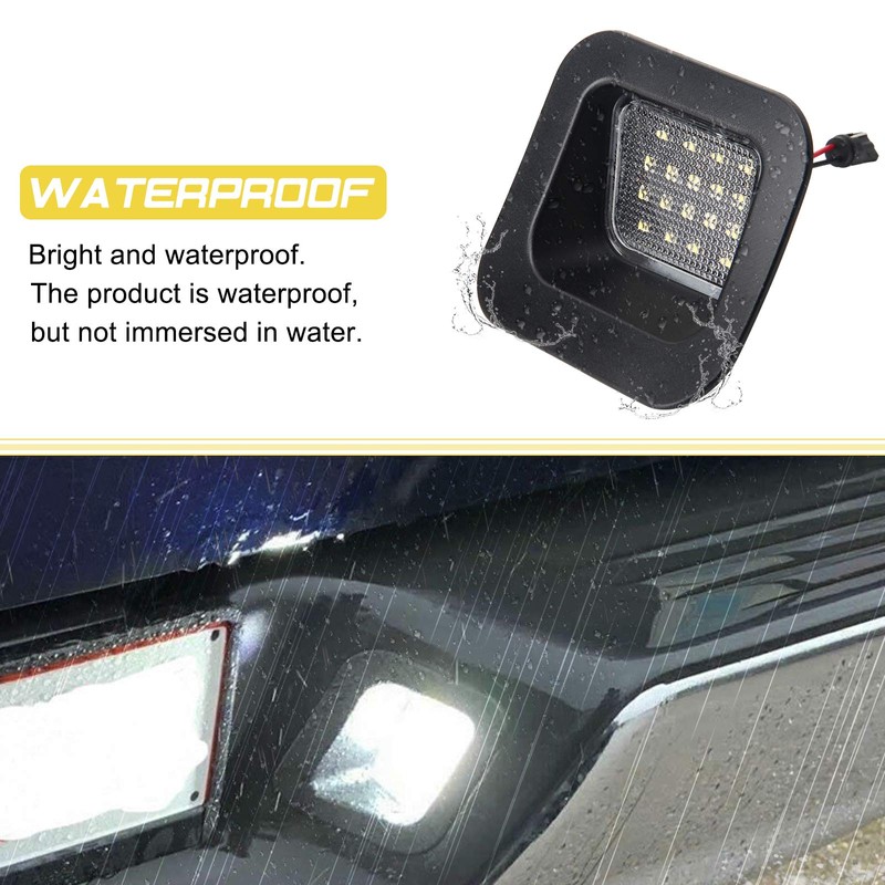 OPP ULITE Ram LED License Plate Light Lamps 6000K White