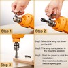 Mesee 6pcs Power Wing Nut Driver Set, Impact Hex Drill