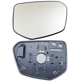 Civic Passenger Side Mirror Glass Compatible with Honda Civic 2016-2021, Crider 2019-2022, Envix 2018-2022 Heated Right Side Mirror Glass with Rear Holder