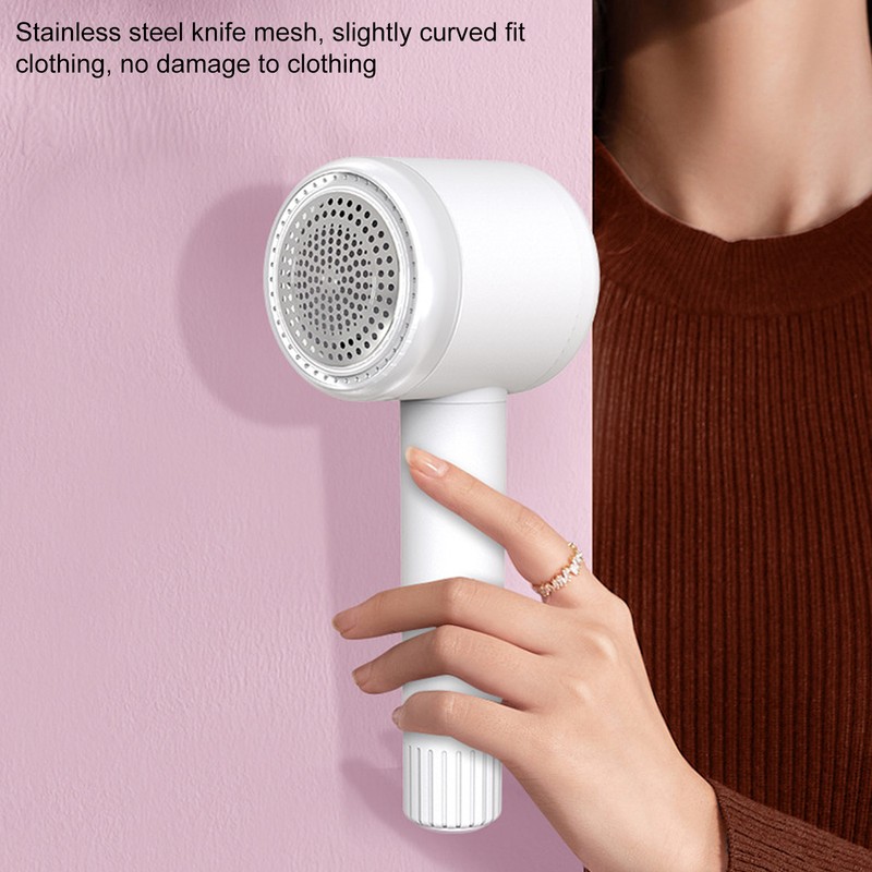 Electric Lint Shaver Fuzz Removing 6 Blades High Efficiency Lint