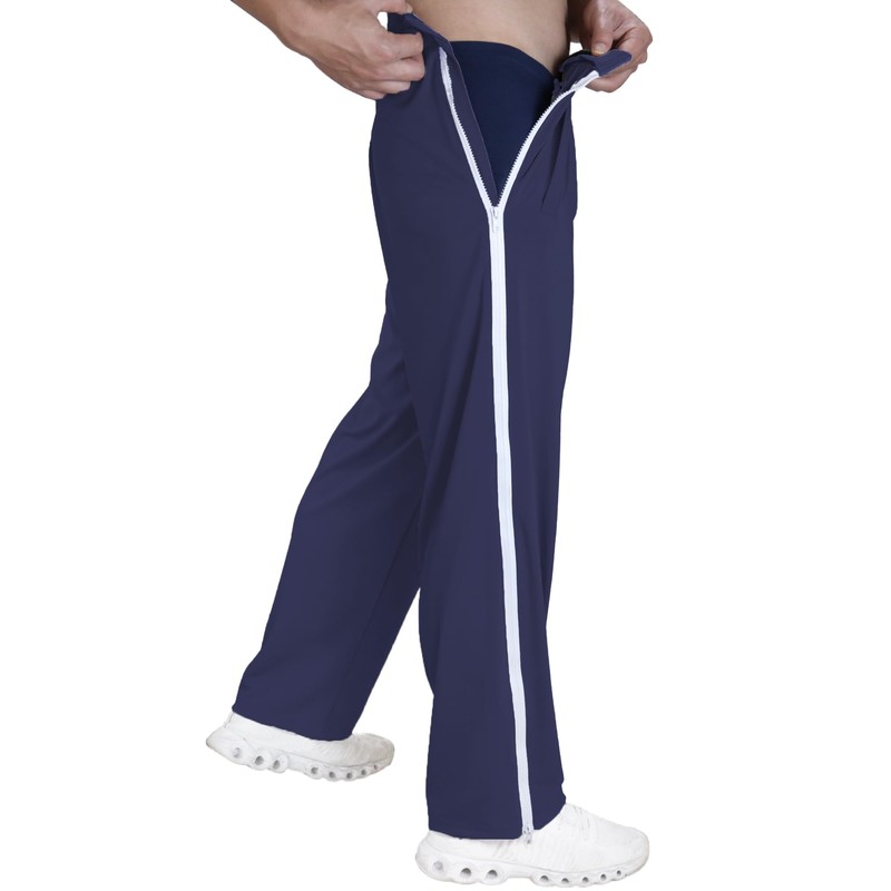 Tear Away Pants for Men's Side Zipper Leg Breakaway Pants