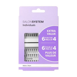 Naturalash Volume Individual cluster lashes 6 for 4 trays Medium