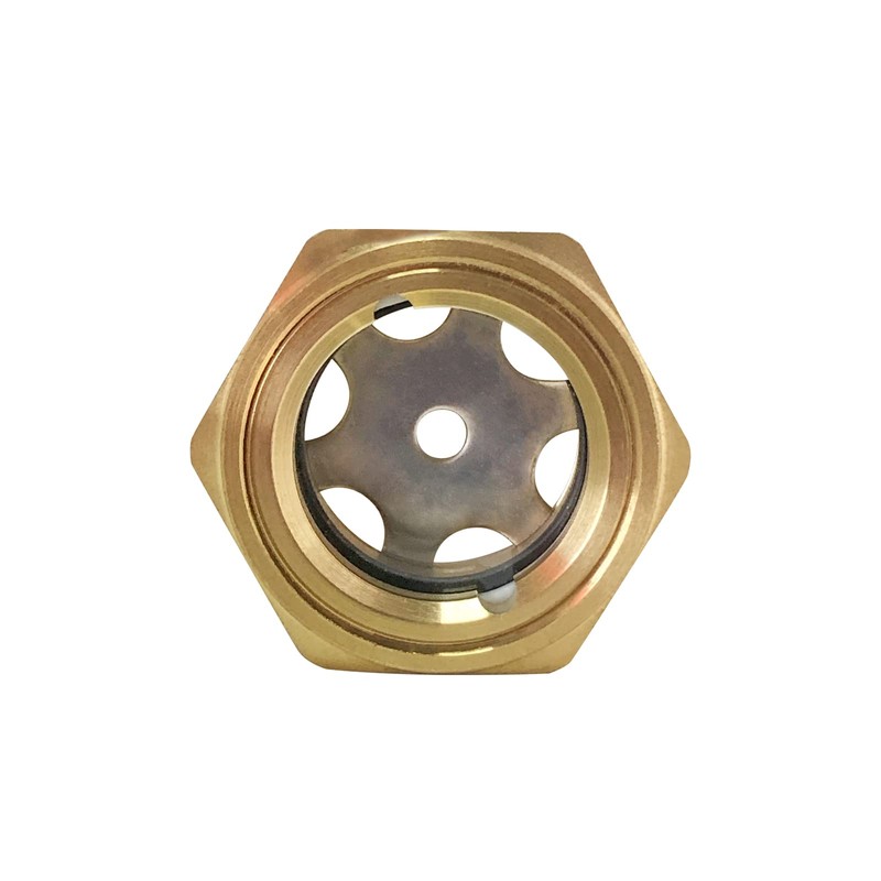 3/4 NPT Air compressor Oil Sight Glass, Male Hex Head