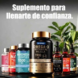 Omega 3 1900mg Krill Nigella Astaxantina 90 Capsulas                                                                                                  