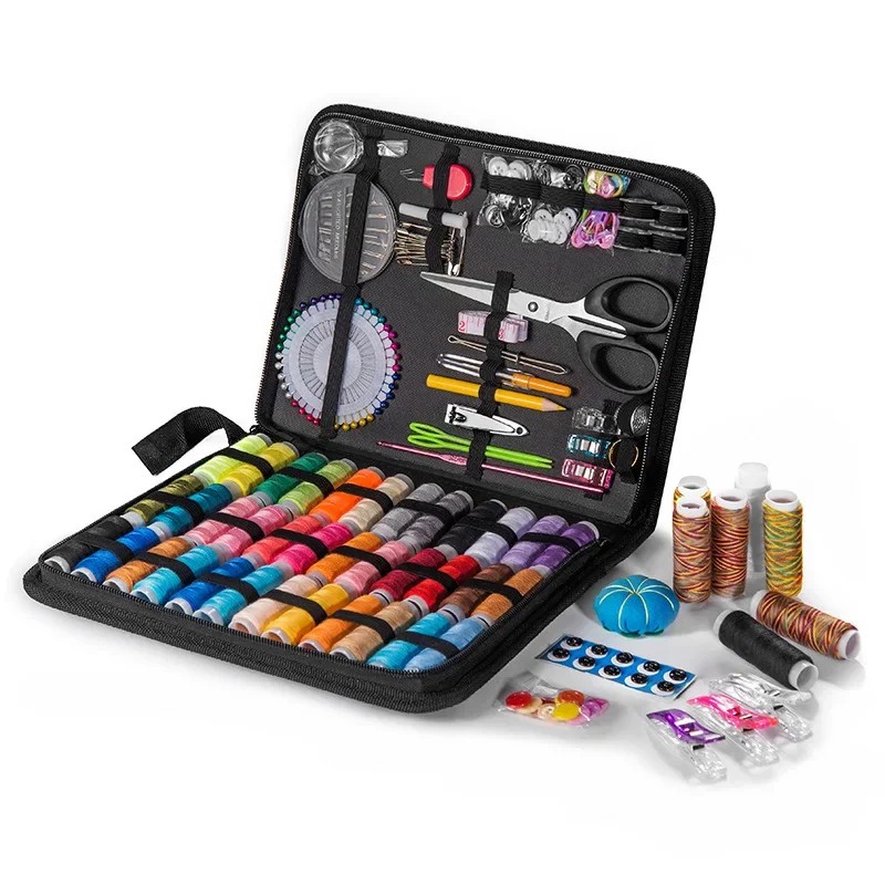 Complete Sewing Kit for Home Repairs – Portable Thread, Needle