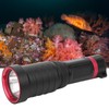 XHP70 Fixedfocus Strong Brightness Waterproof Flashlight Amphibious Diving Torch