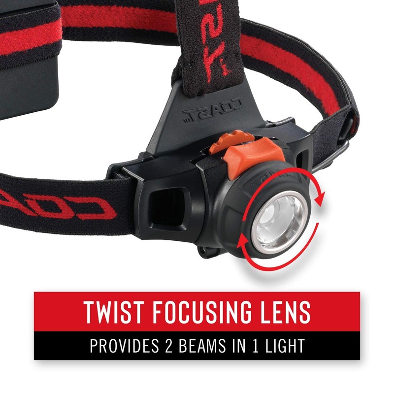 COAST® HL27 360 Lumen PURE BEAM® LED Headlamp with TWIST