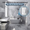 Milfra Self-Powered(No Battery Required) Wireless Light Switch and Receiver Kit,