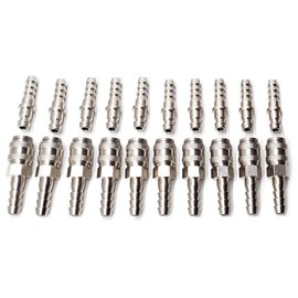 Rectus 21 Type - Water Fed Pole Quick Connector Set with 6mm Hosetails x 10 Pack