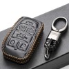 Vitodeco Genuine Leather Smart Key Fob Case Cover Protector Compatible