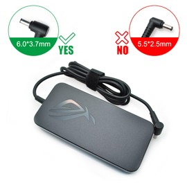 New 150W AC Adapter Fit for Asus TUF Rog ADP-150CH B Strix G531GT G531GD G731GT FX505 FX505D FX505GT FX505DT FX705DD FX705DT FX705DU 20V 7.5A Laptop Charger 6.0 * 3.7mm