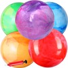 SHJOEE 5pcs Aufblasbare Strandball Sommer Wasserball 45cm Hüpfball Bunt Beach
