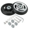 PATIKIL Replacement Luggage Suitcase Wheels Repair Kit, 82mmx19mm Wear-Resistant &