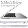 LCMOCICO for M4 MacBook Pro 16 Inch Case 2024 2023