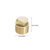 YINETTECH 2 Pcs 1/2 Inch NPT Boat Drain Plug Solid