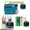 APKLVSR 3 x 0.96 Inch OLED Display I2C 128 x