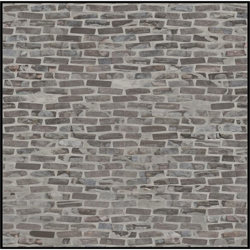 Real Stone Wall Scenery Sheet for Model Railways, Dioramas &