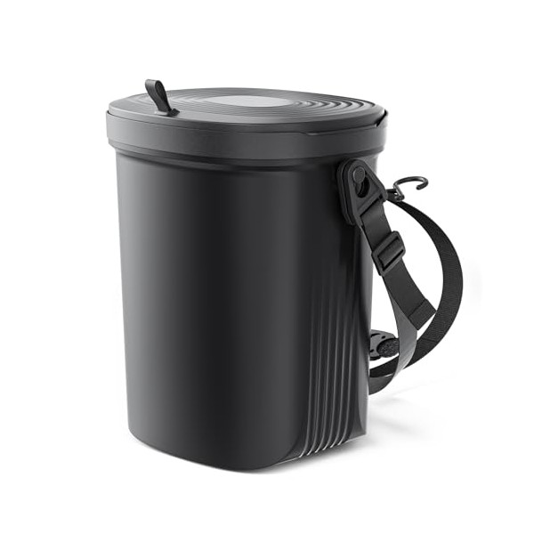 Trash Can for Car Garbage: Leakproof Silicone Car Waste Bin