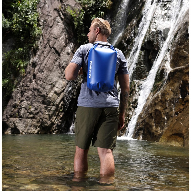 MARCHWAY Floating Waterproof Dry Bag 5L/10L/20L/30L/40L, Roll Top Sack Keeps
