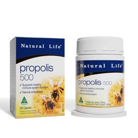Natural Life Propolis 500mg | 365 Capsules